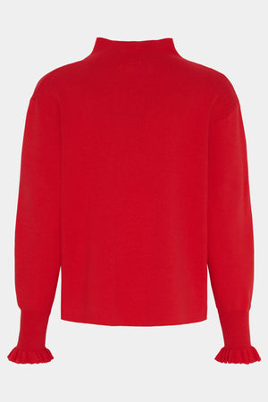 I SAY Frigga New Pullover Knitwear 432 Fresh Red
