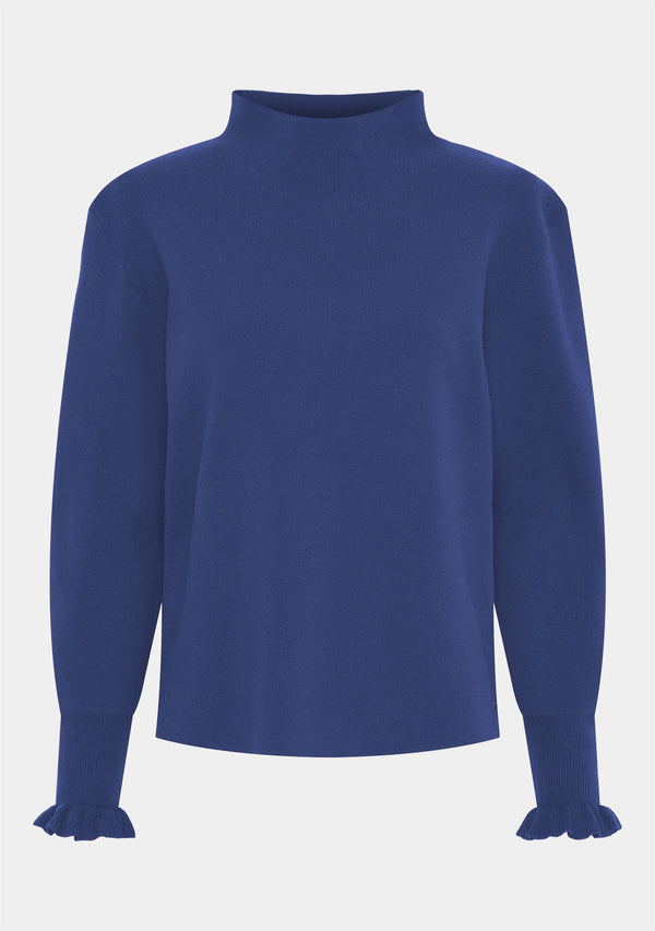I SAY Frigga New Pullover Knitwear 636 Jeans blue
