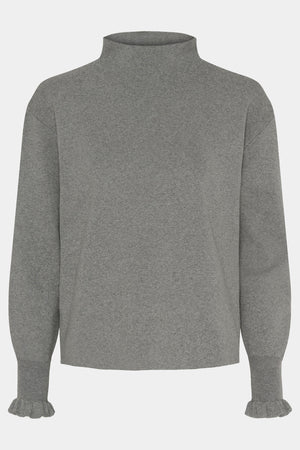 I SAY Frigga New Pullover Knitwear 947 Grey Melange