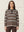 I SAY Frigga Polo Pullover Knitwear N06 Potato Melange Stripe