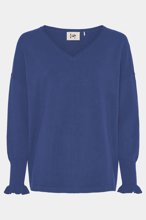 I SAY Frigga Smock Pullover Knitwear 636 Jeans blue