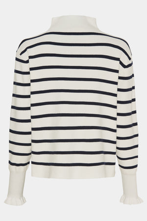 I SAY Frigga Stripe Pullover Knitwear A47 Nautic Stripe