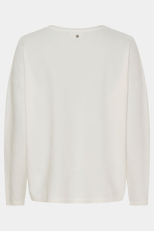 I SAY Frigga V-Neck  Knitwear 101 Broken White