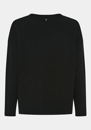 I SAY Frigga V-Neck  Knitwear 900 Black