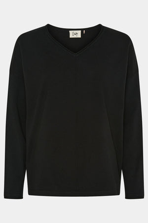 I SAY Frigga V-Neck  Knitwear 900 Black