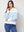 I SAY Frigga Zip Pullover Knitwear M51 Broken White w/Skyblue