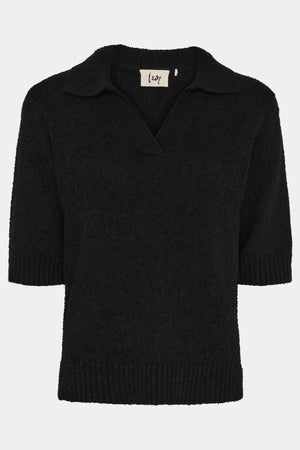 I SAY Gabi s/s Knit Knitwear 900 Black