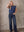 I SAY Ganja Flounce Top Tops 687 Dark Denim Wash