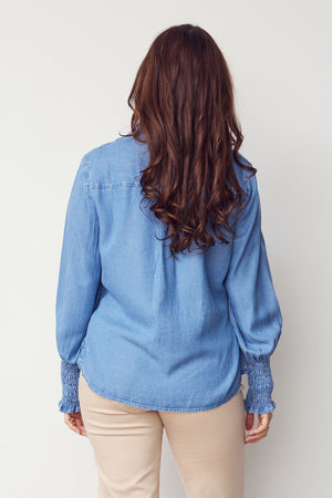 I SAY Ganja Shirt Shirts 616 Denim Blue