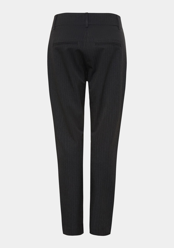 I SAY Genova Striped Pant Pants K51 Dark Grey Pinstripe