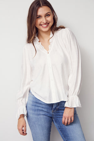 I SAY Gigi Shirt Shirts 101 Broken White