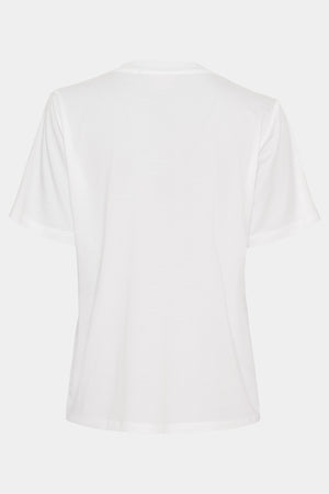 I SAY Gritt V-Neck T-Shirt T-Shirts 100 White