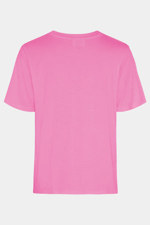I SAY Gritt V-Neck T-Shirt T-Shirts 515 Hot pink