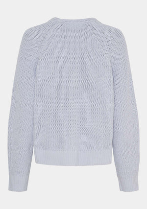 I SAY Gunda Knit Cardigan Knitwear 619 Light Blue