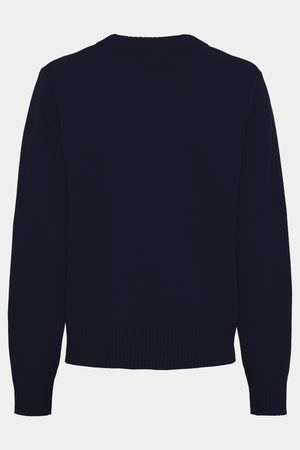 I SAY Gwen Basic Pullover Knitwear 640 Navy