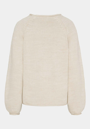 I SAY Gwen Knit Pullover Knitwear 101 Broken White