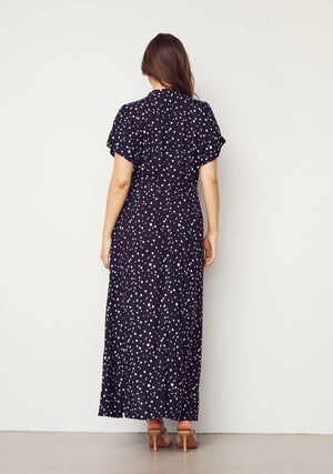 I SAY Gyta Dress Dresses M67 Black w/Sand Drops