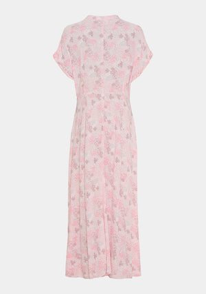 I SAY Gyta Dress Dresses M69 Powder Rose Flower
