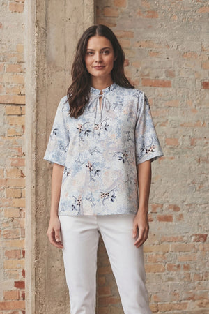 I SAY Gyta Printed Blouse Blouses A66 Summer Dream