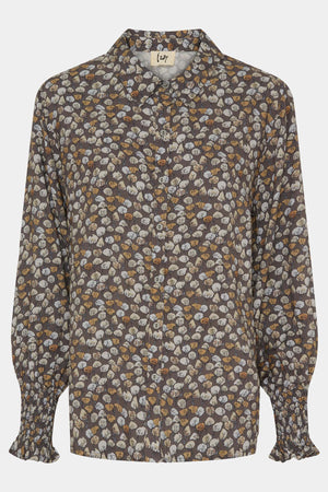 I SAY Gyta Smock Blouse Blouses M15 Grey Fall