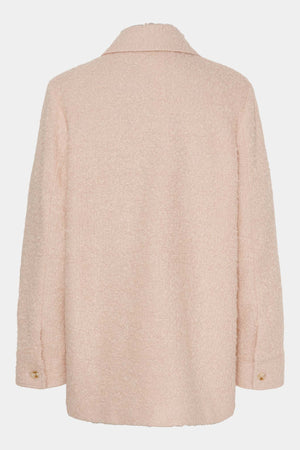 I SAY Hawo Button Coat Outerwear 507 Powder