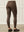 I SAY Helena PU Legging Pants 356 Dark brown