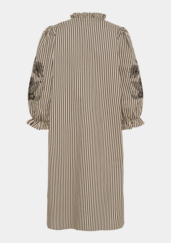 I SAY Helia New Dress Dresses M09 Camel/Black Stripe