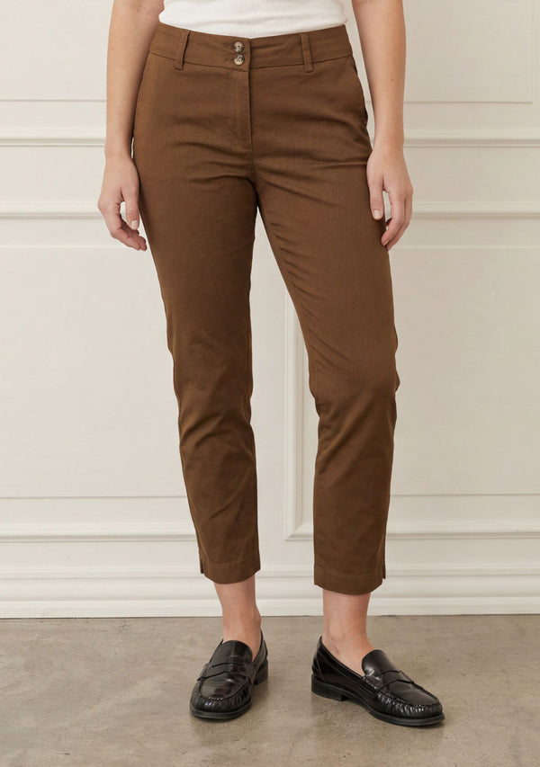 I SAY Isay Chino Pant Pants 314 Toffee