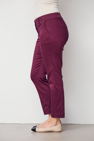 I SAY Isay Chino Pant Pants 434 Wine