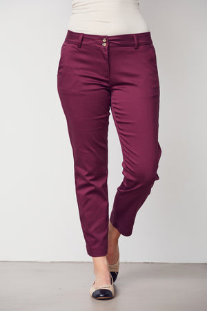 I SAY Isay Chino Pant Pants 434 Wine