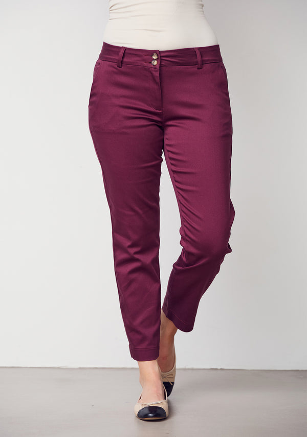 I SAY Isay Chino Pant Pants 434 Wine