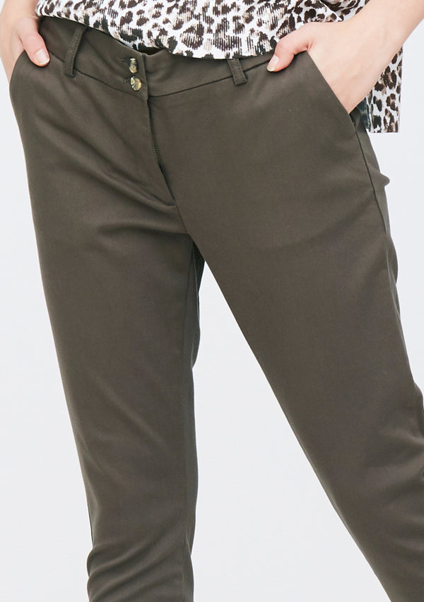 I SAY Isay Chino Pant Pants 885 Khaki