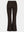 I SAY Isay Flare Coated Pant Pants 356 Dark brown