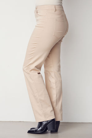 I SAY  Isay Long Straight Pant Pants 112 Sand