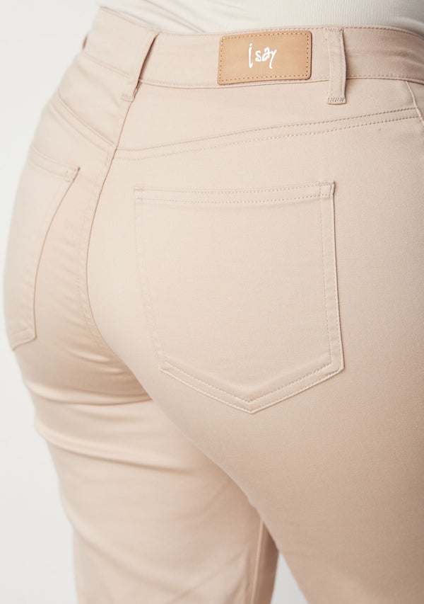 I SAY  Isay Long Straight Pant Pants 112 Sand