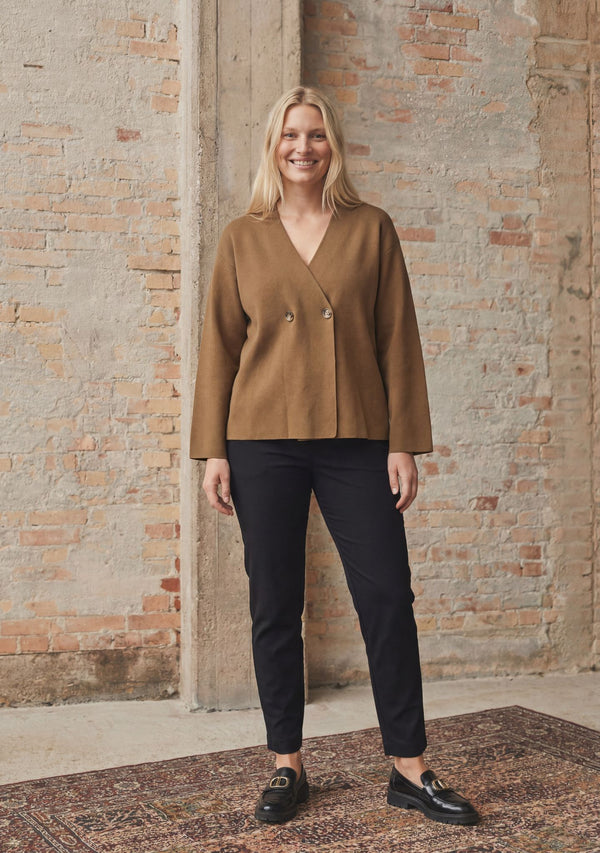 I SAY Jena Cardigan Knitwear 102 Camel