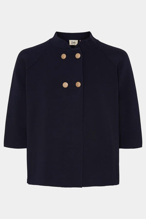 I SAY Jena Poncho Blouse Knitwear 640 Navy