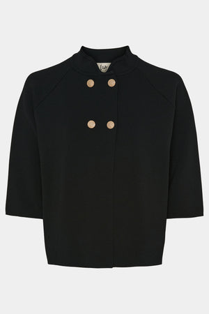 I SAY Jena Poncho Blouse Knitwear 900 Black