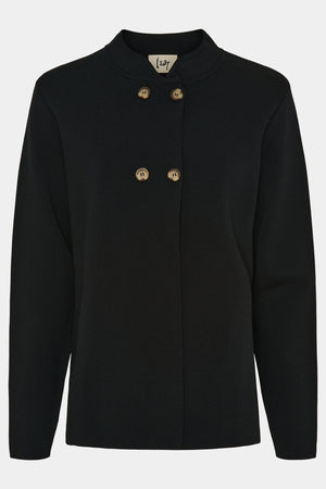 I SAY Jena Poncho Cardigan Knitwear 900 Black