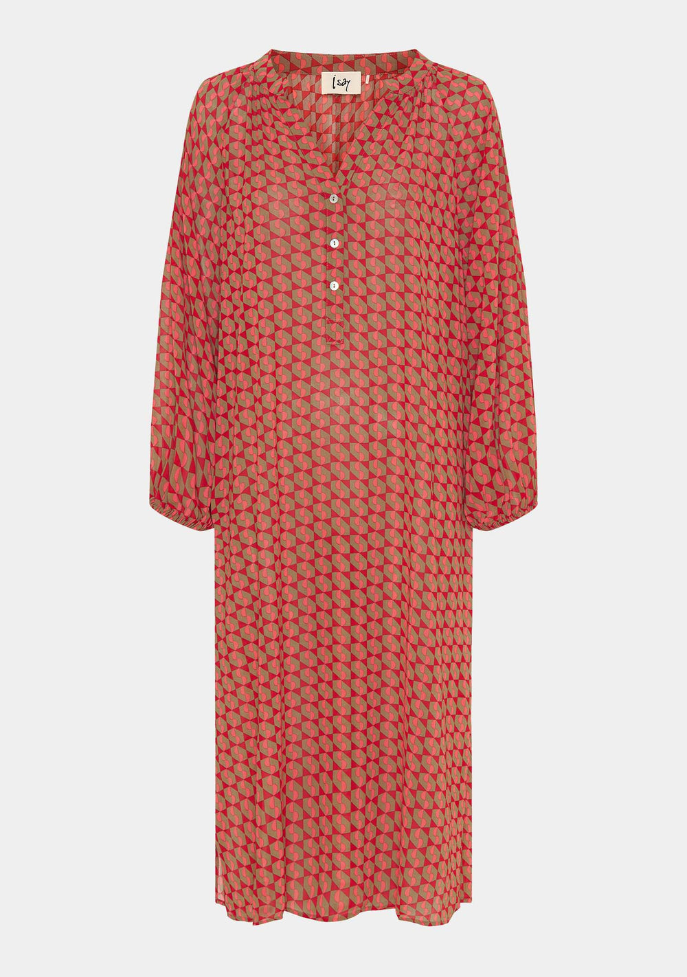 I SAY Jodie Classic Dress Dresses L56 Geo Print