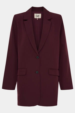 I SAY Josia Blazer Jackets 434 Wine