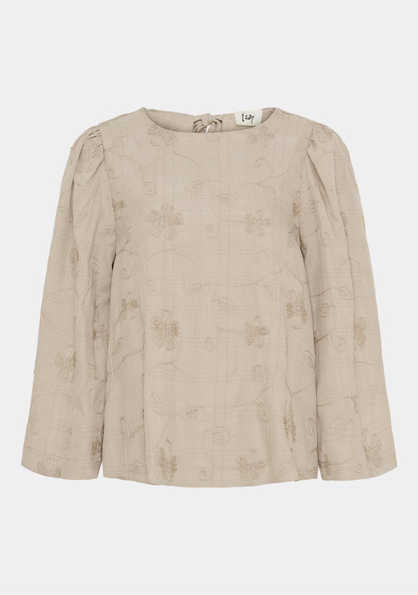 I SAY Juna Blouse Blouses 117 Dark Sand
