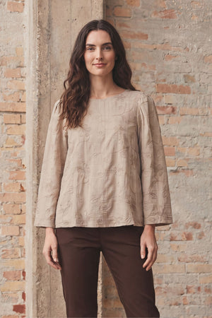 I SAY Juna Blouse Blouses 117 Dark Sand