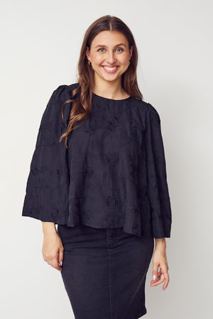 I SAY Juna Blouse Blouses 900 Black