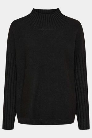 I SAY Kaddy Knit Pullover Knitwear 900 Black