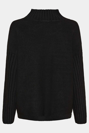 I SAY Kaddy Knit Pullover Knitwear 900 Black
