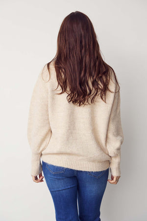 I SAY Kaho Knit Pullover Knitwear 111 Sand Melange