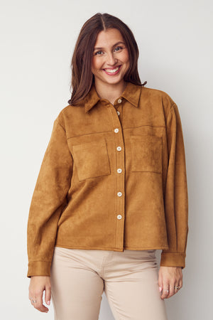 I SAY Kaja Short Jacket Jackets 102 Camel