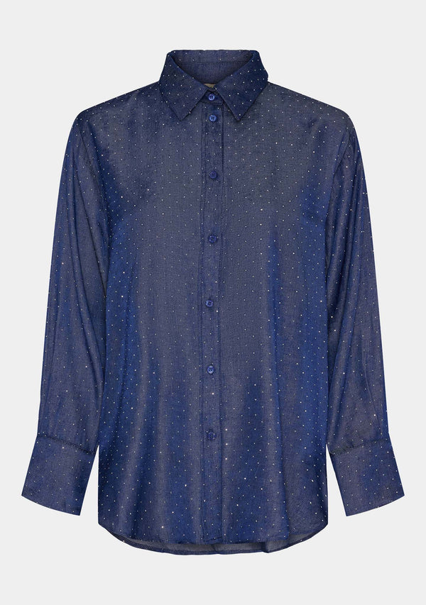 I SAY Kate Shirt Shirts G69 Blue Shine