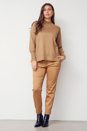 I SAY Katinka Knit Pullover Knitwear 134 Golden